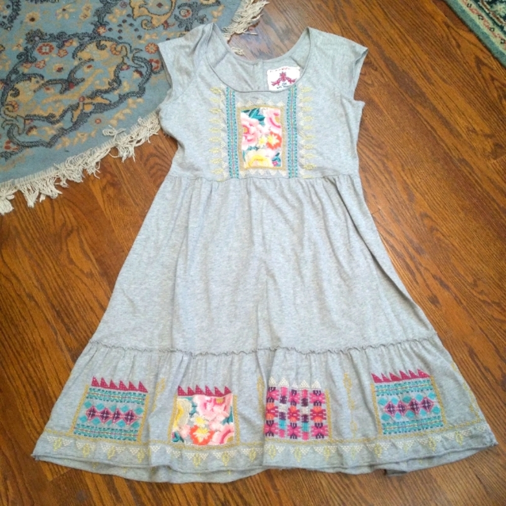 Johnny Was Embroidered Dress